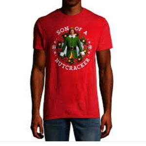 ELF SON OF A NUTCRACKER holiday mens Shirt Size small